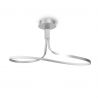 Lustra LED aplicata design modern NUR argintiu crom