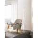 Lampadare - Lampadar LED design modern Sahara 20W argintiu crom