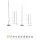 Lampadare - Lampadar LED design modern Sahara 20W argintiu crom