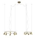 Lustra LED suspendata design modern SHELL 70W aurie