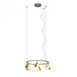 Pendule, Lustre suspendate - Lustra LED suspendata design modern SHELL 30W aurie