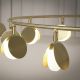 Pendule, Lustre suspendate - Lustra LED suspendata design modern SHELL 30W aurie