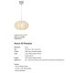 Pendule, Lustre suspendate - Lustra design elegant cu abajur textil Aeron 40