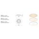 Plafoniere - Plafoniera LED design minimalist SLIM 50W 5000k