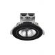 Iluminat pentru baie - Spot LED incastrabil pentru baie IP44 Alec Black 3000K, 3-Step MOODMAKER