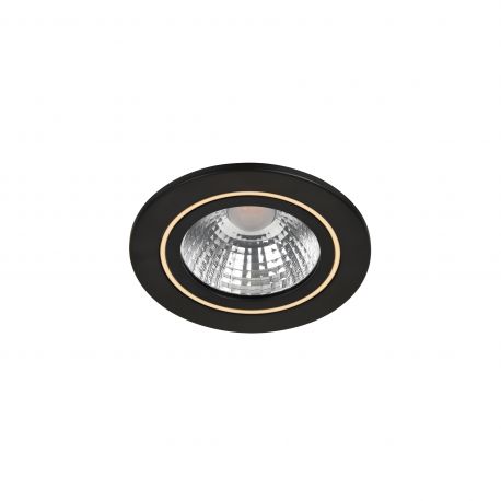 Iluminat pentru baie - Spot LED incastrabil pentru baie IP44 Alec Black 3000K, 3-Step MOODMAKER