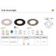 Iluminat pentru baie - Spot LED incastrabil pentru baie IP65 Tiaki negru 2700K / 4000K MOODMAKER