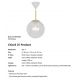 Pendule, Lustre suspendate - Lustra, Pendul design Art Deco Chisell 25 Brass