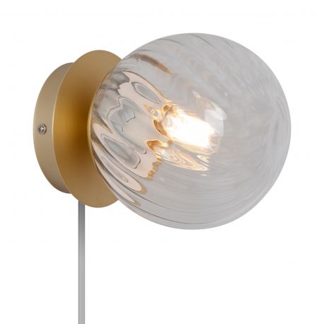 Aplice, corpuri de iluminat pentru pereti - Aplica de perete design Art Deco Chisell 25 Brass