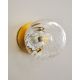 Aplice, corpuri de iluminat pentru pereti - Aplica de perete design Art Deco Chisell 25 Brass