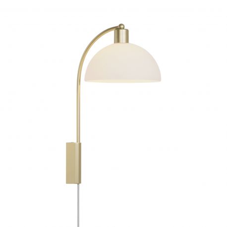 Aplice, corpuri de iluminat pentru pereti - Aplica de perete design minimalist scandinav Ellen 20 Brass