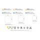 Plafoniere - Plafoniera LED design minimalist QUATRO II 45W 5000K