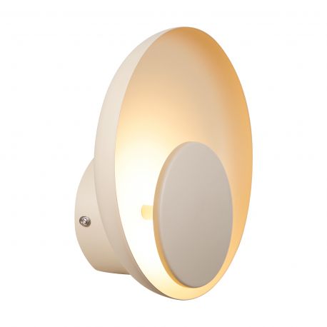 Aplice, corpuri de iluminat pentru pereti - Aplica de perete LED moderna lumina ambientala Marsi bej
