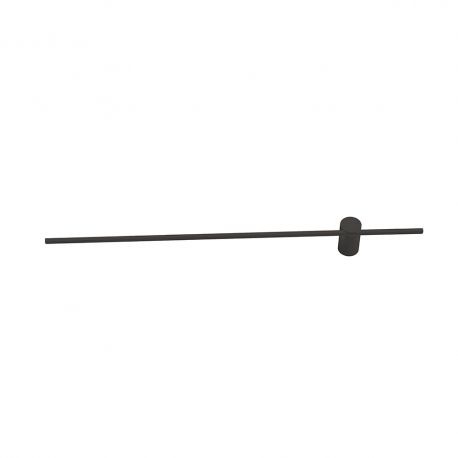 Aplice, corpuri de iluminat pentru pereti - Aplica LED design liniar minimalist TOBAGO 9W neagra