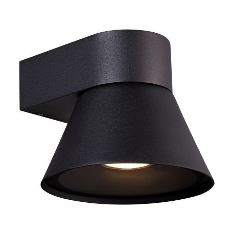 Aplice - Aplica pentru perete exterior cu protectie IP54 Kyklop Cone Black