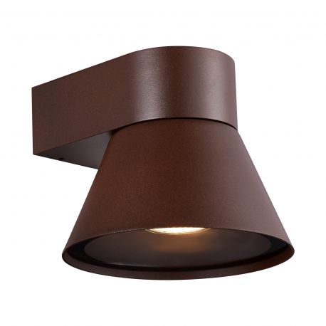 Aplice - Aplica pentru perete exterior cu protectie IP54 Kyklop Cone Rusty