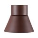 Aplice - Aplica pentru perete exterior cu protectie IP54 Kyklop Cone Rusty