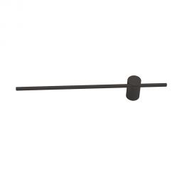 Aplice, corpuri de iluminat pentru pereti - Aplica LED design liniar minimalist TOBAGO 12W neagra