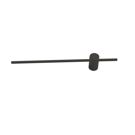 Aplice, corpuri de iluminat pentru pereti - Aplica LED design liniar minimalist TOBAGO 12W neagra