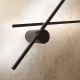 Aplice, corpuri de iluminat pentru pereti - Aplica LED design liniar minimalist TOBAGO 12W neagra