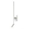 Aplica cu reader LED design liniar minimalist TORCH alba