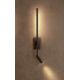 Aplice, corpuri de iluminat pentru pereti - Aplica cu reader LED design liniar minimalist TORCH alba