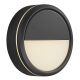 Iluminat inteligent - Aplica LED perete/ tavan exterior cu protectie IP54 Ava Smart Black