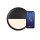 Iluminat inteligent - Aplica LED perete/ tavan exterior cu protectie IP54 Ava Smart Black