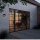 Iluminat inteligent - Aplica LED perete/ tavan exterior cu protectie IP54 Ava Smart Black