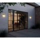 Iluminat inteligent - Aplica LED perete/ tavan exterior cu protectie IP54 Ava Smart Black