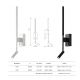 Aplice, corpuri de iluminat pentru pereti - Aplica cu reader LED design liniar minimalist TORCH neagra