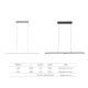 Pendule, Lustre suspendate - Lustra LED suspendata design modern minimalist TORCH alba