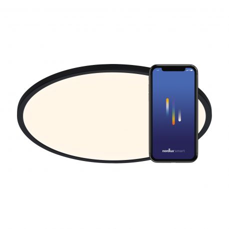 Iluminat inteligent - Panou LED CCT ultra-subtire Oja Smart 60 Black