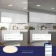 Iluminat inteligent - Panou LED CCT ultra-subtire Oja Smart 42 White
