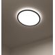 Iluminat inteligent - Plafoniera LED RGB CCT, IP54 Liva Smart negru, 36cm