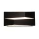 Aplice, corpuri de iluminat pentru pereti - Aplica LED de perete design modern FUJI 10W neagra