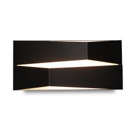 Aplice, corpuri de iluminat pentru pereti - Aplica LED de perete design modern FUJI 10W neagra