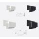 Aplice, corpuri de iluminat pentru pereti - Aplica LED de perete ambientala TAHITI XL 12W neagra