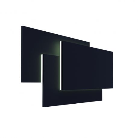 Aplice, corpuri de iluminat pentru pereti - Aplica LED de perete ambientala TAHITI XL 36W neagra