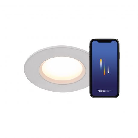 Iluminat inteligent - Spot incastrabil LED CCT, IP65 Don Smart alb