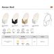 Iluminat pentru baie - Aplica de perete baie LED Moodmaker IP44 Hester Nature