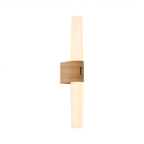 Iluminat pentru baie - Aplica de perete LED pentru baie IP44 Helva double basic Nature