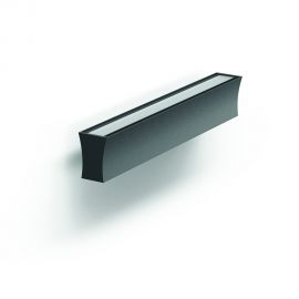Aplice, corpuri de iluminat pentru pereti - Aplica LED de perete ambientala HANOK 14W 3000K neagra