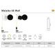 Iluminat pentru baie - Aplica LED cu priza, protectie IP44, pentru baie Malaika 68 alb