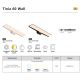 Iluminat pentru baie - Aplica de perete baie LED Moodmaker IP44 Tinia 60 alb