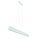 Pendule, Lustre suspendate - Lustra LED suspendata design liniar HANOK 38W 3000K alba
