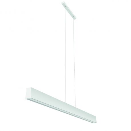 Pendule, Lustre suspendate - Lustra LED suspendata design liniar HANOK 38W 3000K alba