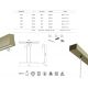 Pendule, Lustre suspendate - Lustra LED suspendata design liniar HANOK 38W 4000K alba