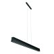 Pendule, Lustre suspendate - Lustra LED suspendata design liniar HANOK 38W 3000K neagra