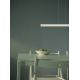 Pendule, Lustre suspendate - Lustra LED suspendata design liniar HANOK 38W 4000K alba